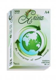 Бумага офисная "Ялiна", 80 г/м, 500 л./пач